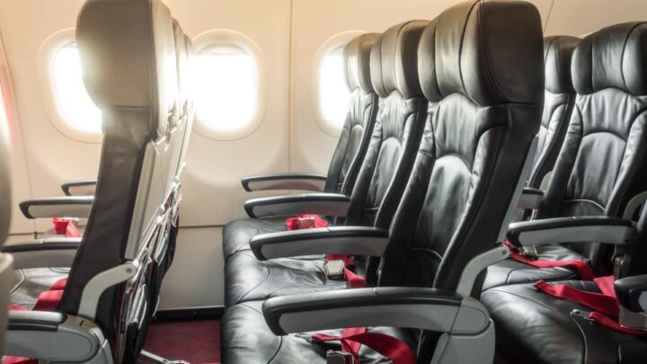 Assentos num avião
