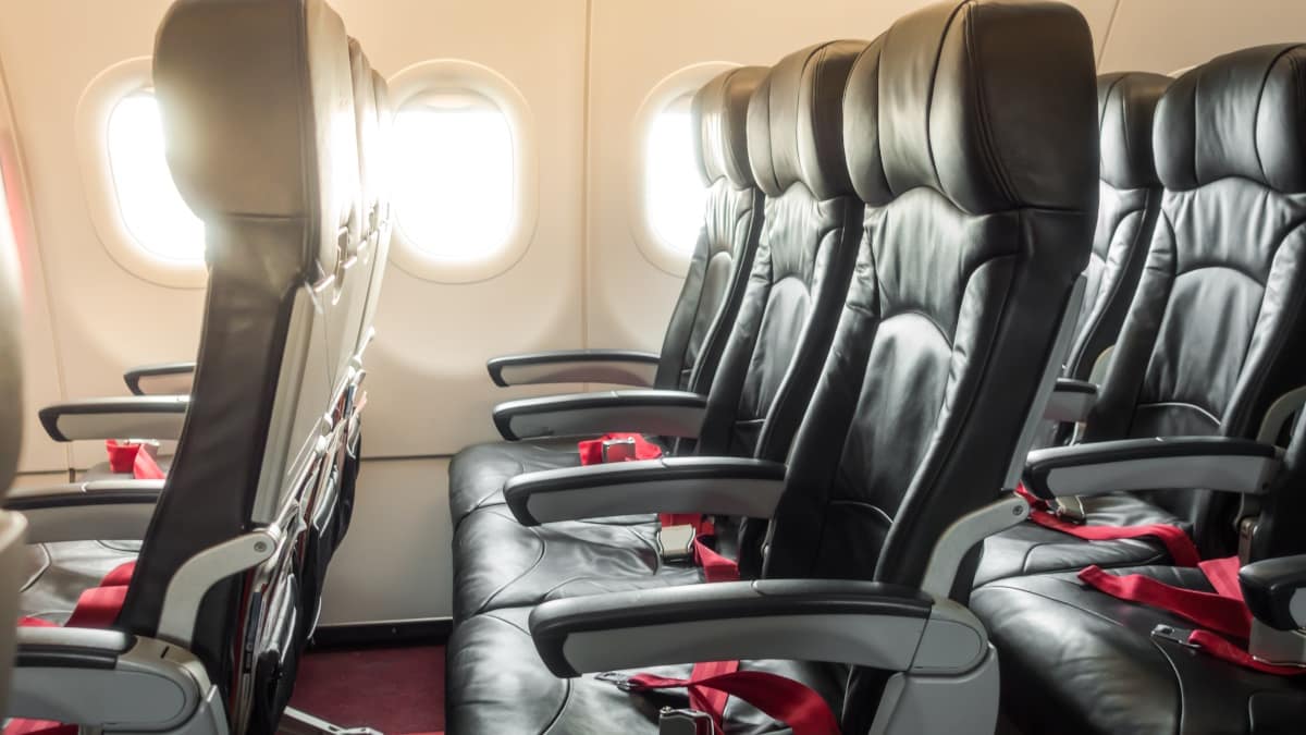Assentos num avião