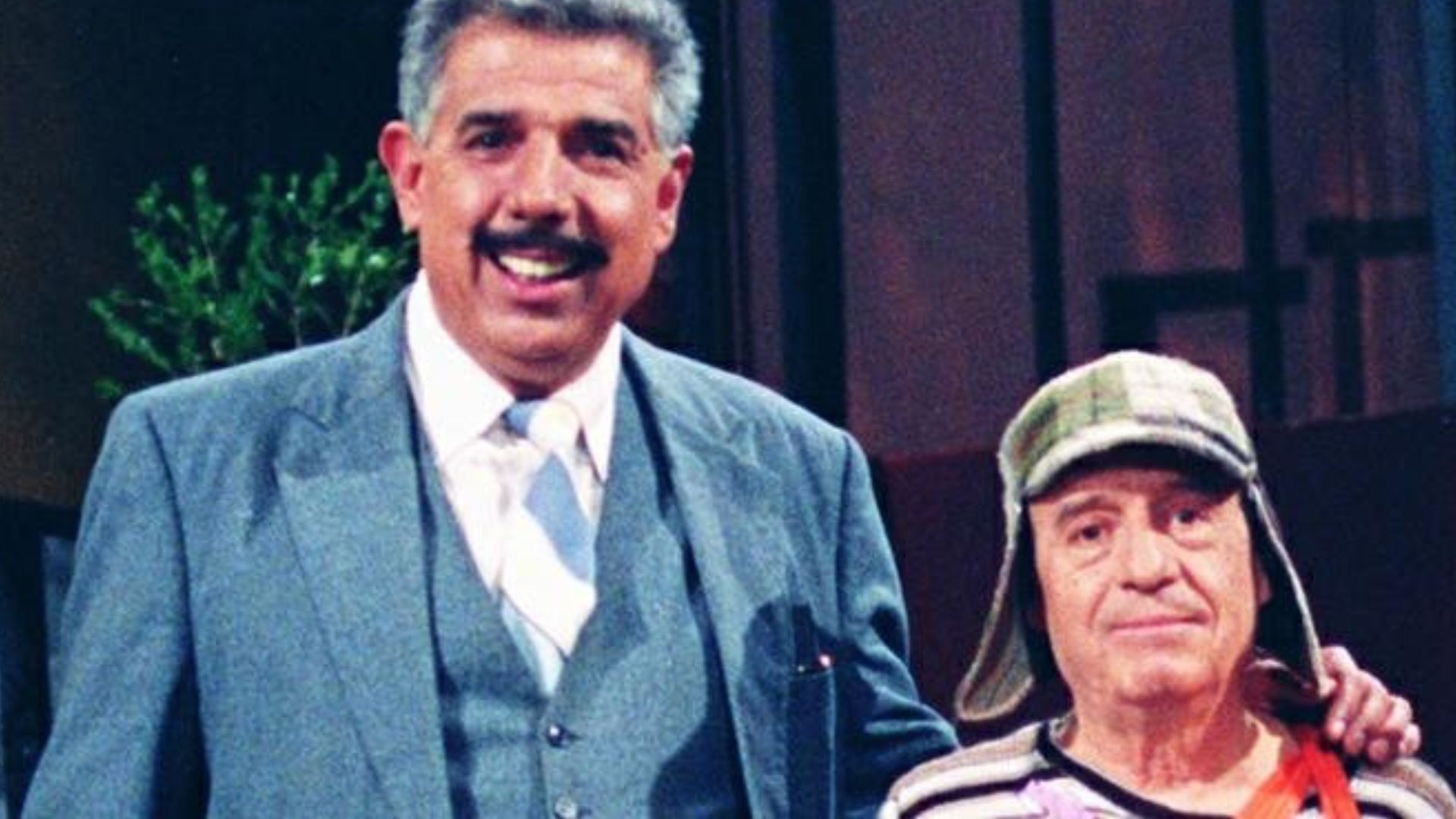 Rúben Aguirre e Roberto Bolaños - Foto: Divulgação / SBT