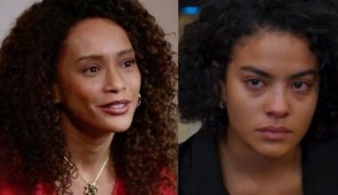 Raquel (Taís Araújo) e Maria de Fátima (Bella Campos) em