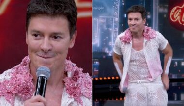 Rodrigo Faro tira a calça na Globo após 'fofoca' de Fernanda Paes Leme