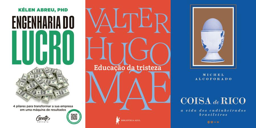 Valter Hugo Mãe e Michel Alcoforado entram na Lista de Mais Vendidos do PublishNews