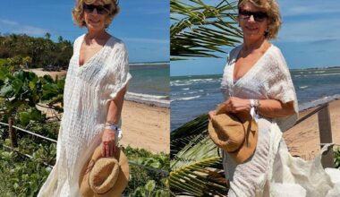 Silvia Poppovic se hospeda em hotel cinco estrelas durante viagem à Bahia