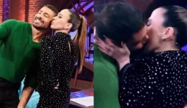 Tatá Werneck e Cauã Reymond se beijam novamente e atiçam fãs nas redes sociais