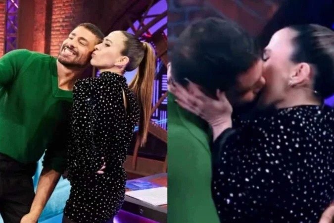 Tatá Werneck e Cauã Reymond se beijam novamente e atiçam fãs nas redes sociais