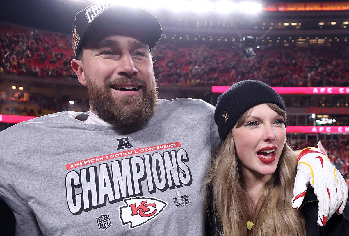 Taylor Swift pode ter primeira aparição como noiva de Travis Kelce na Arena Corinthians? Entenda!