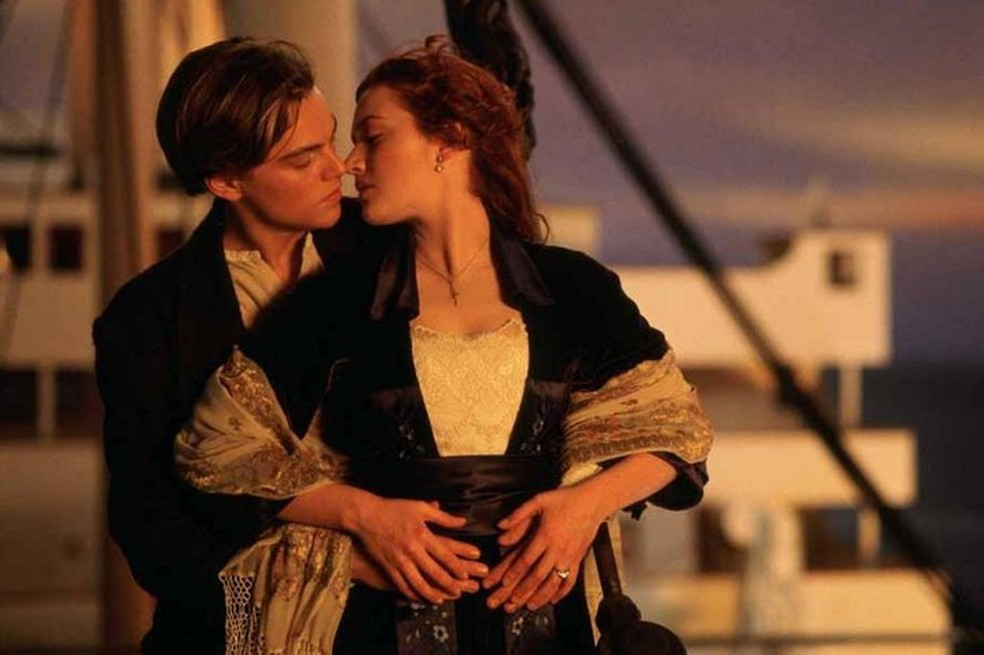 Leonardo DiCaprio e Kate Winslet em 'Titanic' — Foto: Divulgação