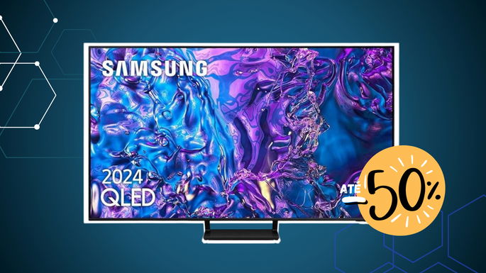 Samsung TV QLED 55” está com 48% de desconto na Amazon Espanha