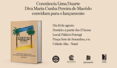 DIVA CUNHA E CONSTÂNCIA LIMA DUARTE LANÇAM LIVRO NO PALÁCIO POTENGI DIA 14 DE AGOSTO – Hilneth Correia