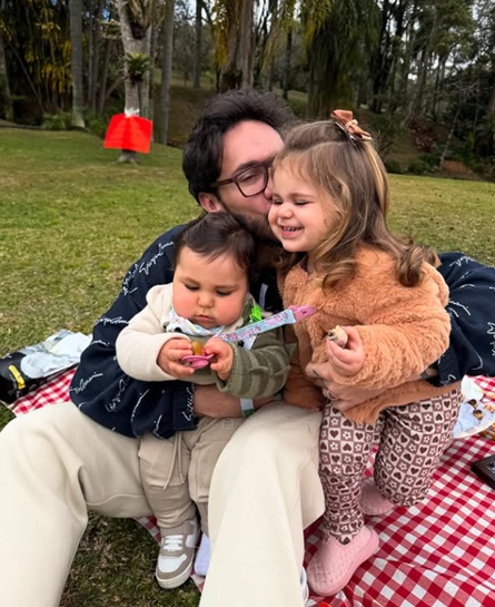 Eliezer e os filhos - Foto: Instagram 
