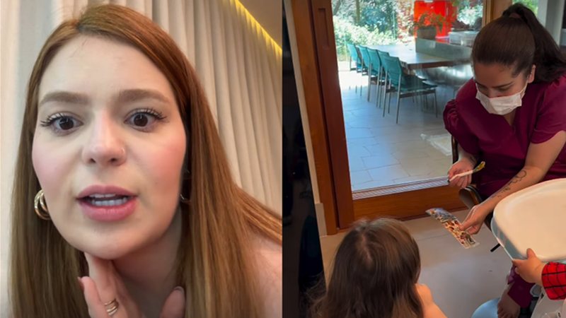 Viih Tube revela por que apenas uma das babás de seus filhos usa máscara