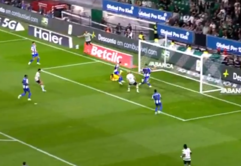 Sporting reduz para 1-2 com este autogolo de Nehuén Pérez: veja o lance - O Jogo
