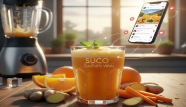 O suco caseiro que viralizou por ajudar no metabolismo de maneira rápida