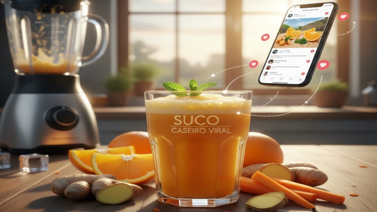 O suco caseiro que viralizou por ajudar no metabolismo de maneira rápida