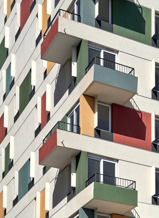 Complexo Residencial Mirador Laguna / Mobil Arquitectos + Álvaro Arancibia Arquitecto - Fotografia de Interiores, Escada, Balcão