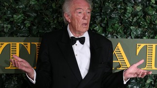 Michael Gambon (1940-2023) assumiu o papel de Dumbledore, que foi de Richard Harris, a partir de 'Harry Potter e a câmara secreta' — Foto: Daniel Leal / AFP