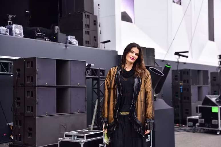 Isabeli Fontana no terceiro dia de The Town —