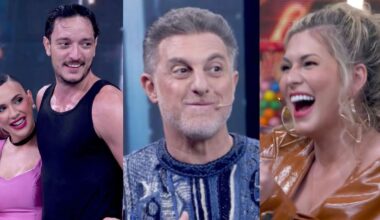 Lívia Andrade leva bronca de Luciano Huck na 'Dança dos Famosos': 'Só pensa em fofoca'