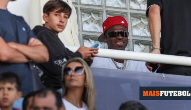 VÍDEO: Vinicius Jr., coproprietário do Alverca, assiste ao duelo com Benfica