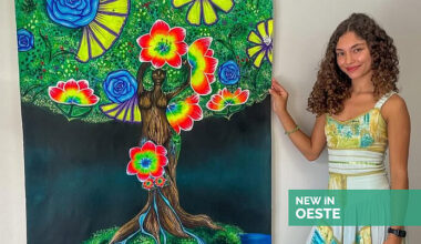 A menina-prodígio da pintura que já expôs em Nova Iorque, Veneza e Rio de Janeiro — New in Oeste