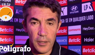 “Fizemos 12 faltas e levámos 6 amarelos”. Confirmam-se estes números? – Polígrafo