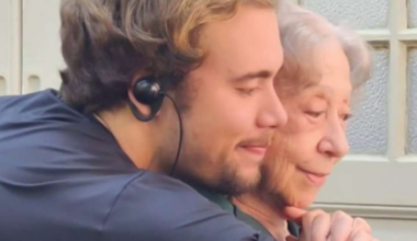 Fernanda Montenegro tieta neto em set de filmagens de minissérie