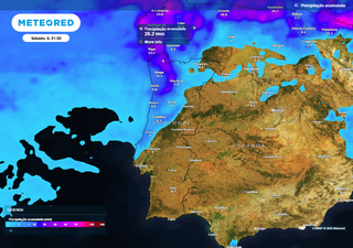 Tempo em Portugal na próxima semana: várias frentes provocarão chuva e haverá uma 'montanha-russa' nas temperaturas