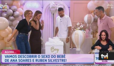 Chá revelação: Descobrimos se Ruben Silvestre e Ana Soares vão ter um menino ou menina - TVI