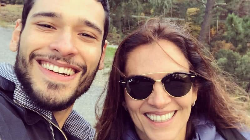 A atriz Mara Carvalho é mãe do ator Bruno Fagundes, fruto do seu casamento com Antonio Fagundes  — Foto: Reprodução/Instagram