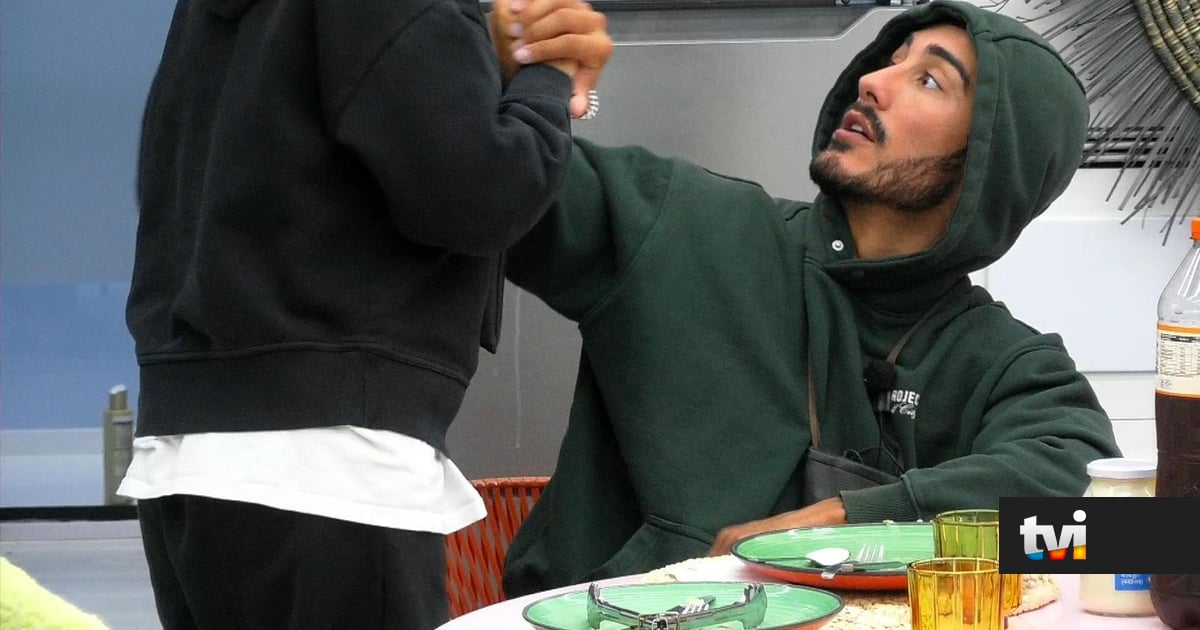 “Estás a apertar-me o pescoço”: Afonso Leitão reage a gesto inesperado de Catarina Miranda - Big Brother