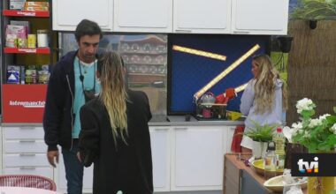 «Estavas tão gira... 20 a 0»: Viriato desfaz-se em elogios a Jéssica no jantar com Miranda - Big Brother