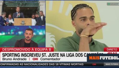 «Jogadores deram “gosto” na publicação do St. Juste e isso gerou um mal-estar interno no Sporting» - Maisfutebol