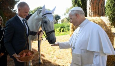 Papa inaugura o Borgo Laudato si': cuidar da criação é vocação de cada pessoa