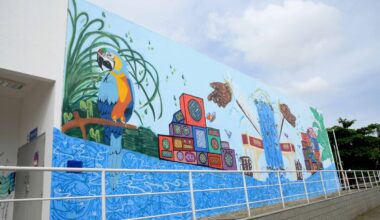 Salvador ganha mural que exalta a conexão entre Bahia e Benin