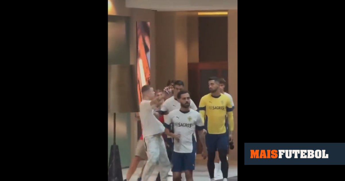 VÍDEO: Cristiano Ronaldo perde a paciência e empurra adepto