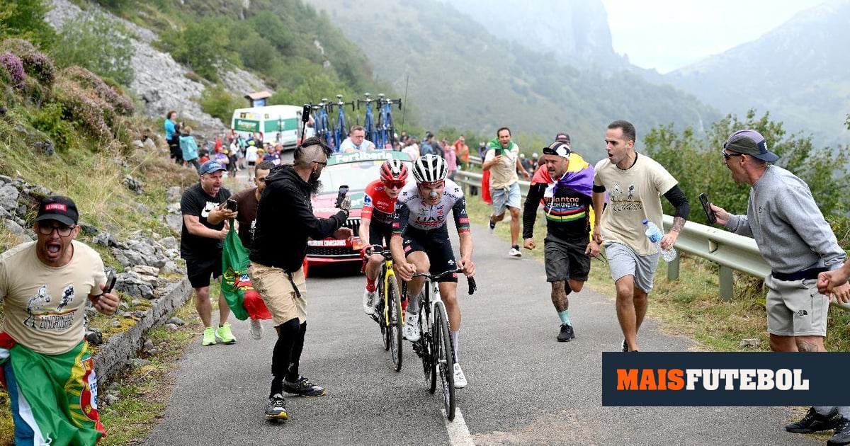 VÍDEO: o apoio incrível dos portugueses a João Almeida na subida ao Angliru