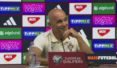 Roberto Martínez e Bernardo Silva surpreendidos por «português» de jornalista húngaro - Maisfutebol