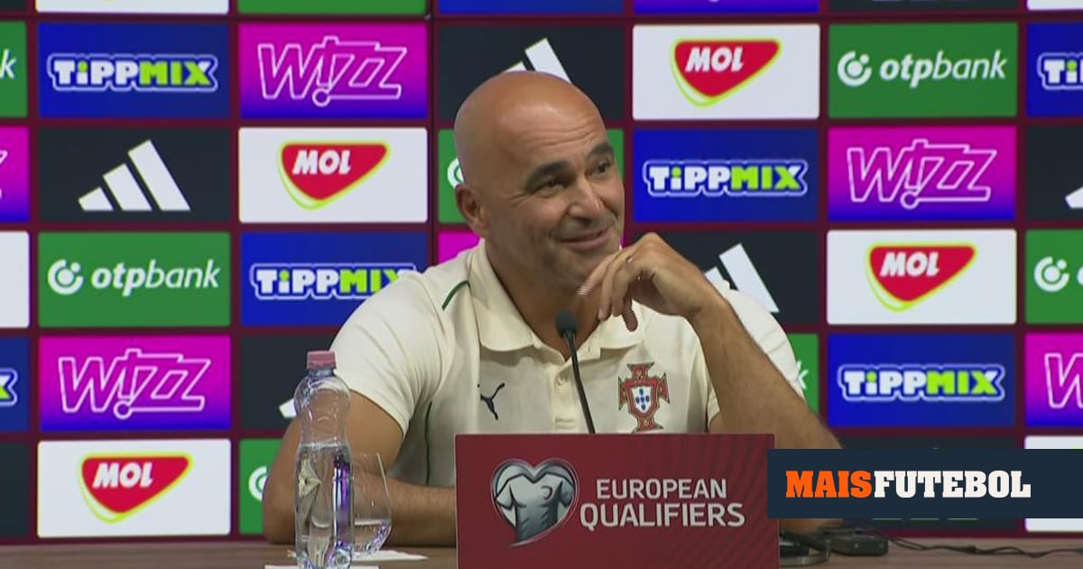Roberto Martínez e Bernardo Silva surpreendidos por «português» de jornalista húngaro - Maisfutebol
