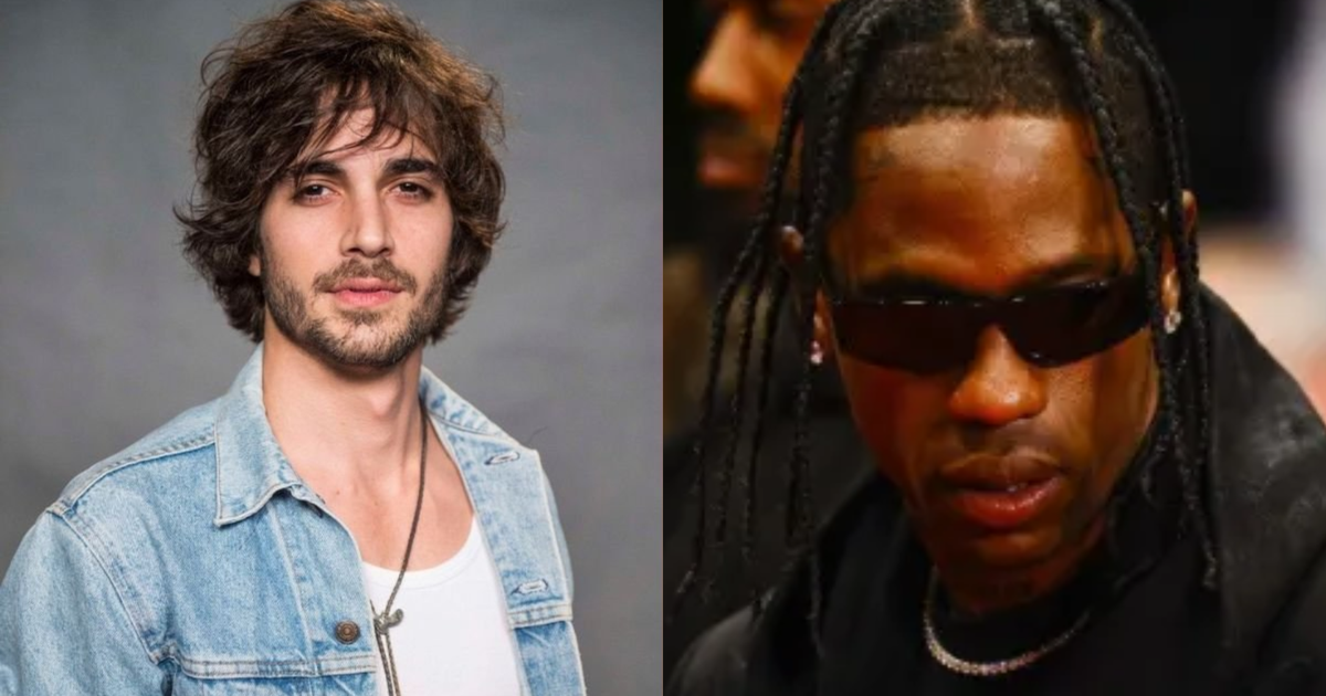 Fiuk é barrado por seguranças após tentar invadir camarim de Travis Scott