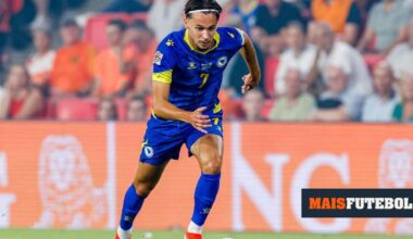Atenção, Benfica: Dedic sai lesionado da derrota da Bósnia
