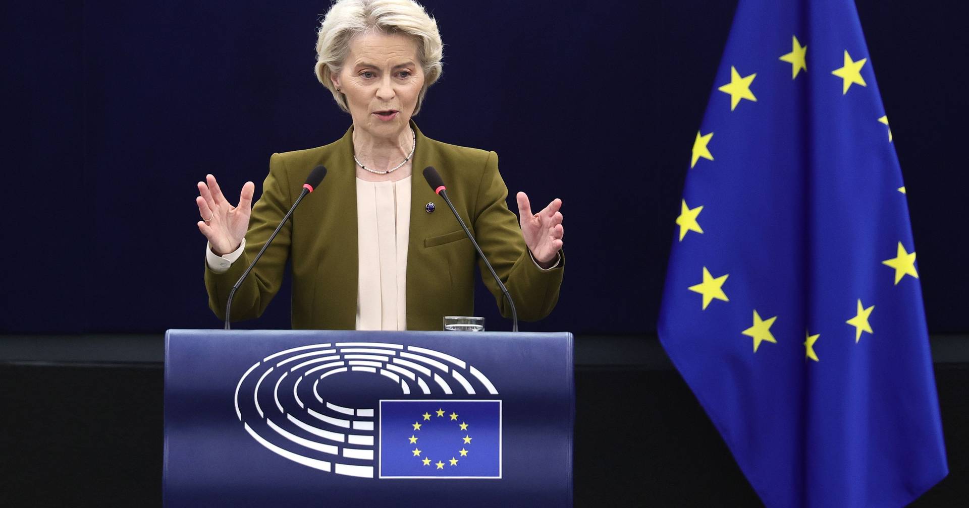 “A Europa tem estômago para esta luta?” Von der Leyen alerta para necessidade de “independência” europeia e propõe sancionar israelitas