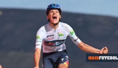 Vuelta: Pellizzari vence a 17.ª etapa na subida ao Alto de El Morredero