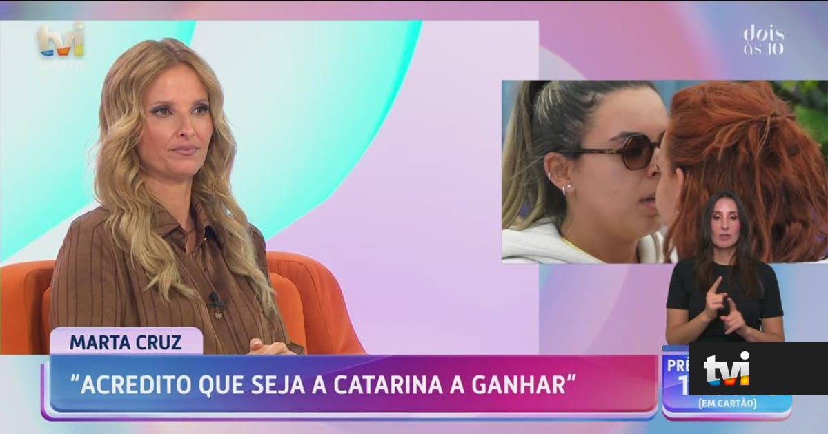 Cristina Ferreira sobre Miranda: «Se a Catarina não tivesse entrado, este Big Brother tinha sido outra coisa» - TVI