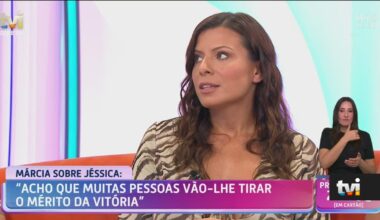 Marcia Soares sobre Jéssica Vieira: «Em casa estava a chorar com ela» - TVI