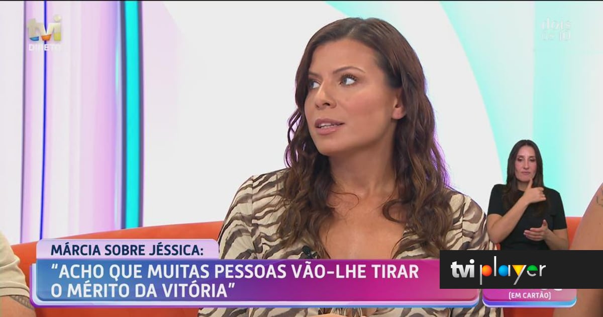 Marcia Soares sobre Jéssica Vieira: «Em casa estava a chorar com ela» - TVI Player