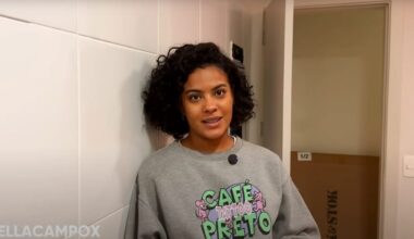 Bella Campos, estrela de Vale Tudo, usa marca de roupa de Florianópolis e dono celebra: "Incrível"