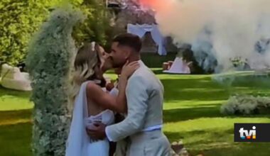 Jéssica Antunes e Rui Pedro Figueiredo já são casados! As primeiras imagens da cerimónia de sonho - Big Brother