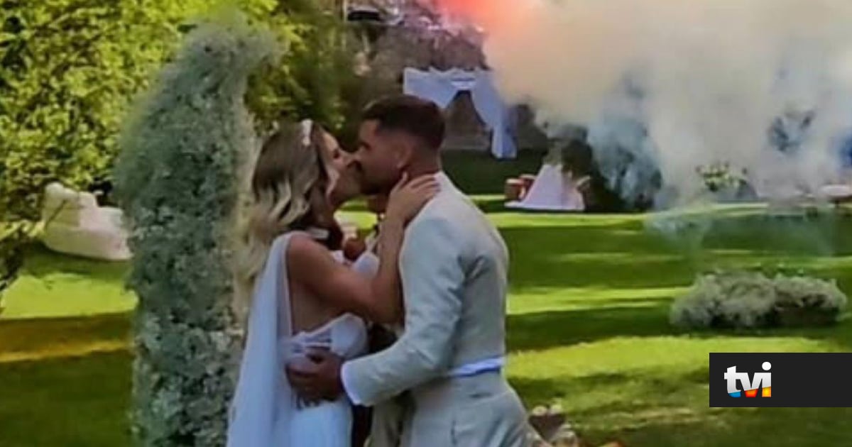 Jéssica Antunes e Rui Pedro Figueiredo já são casados! As primeiras imagens da cerimónia de sonho - Big Brother