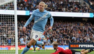 VÍDEO: Haaland bisa e City atropela o United no dérbi de Manchester