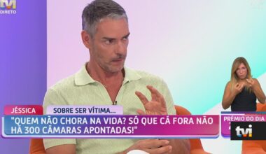 Cláudio Ramos confronta Jéssica Vieira: «Se não fosses ex-namorada do Afonso, tinhas sido a vencedora?» - Dois às 10